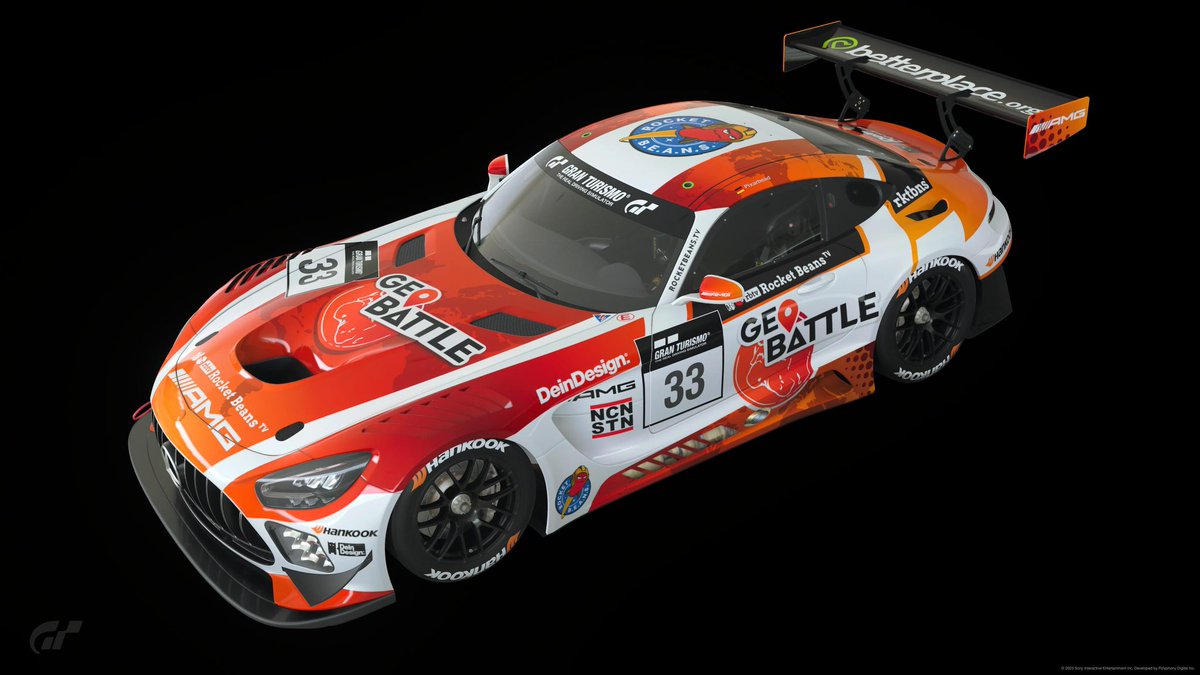 pixarhead's tweet photo. Ich hatte mal wieder Bock ein neues GeoBattle Design zubasteln, weil mir den Toyota Supra sehr gefallen hat. Diesmal für den AMG GT3 '20. Viel Spaß damit^^
#GranTurismo7 #granturismolivery #rbtv #rocketbeans #GeoBattle https://t.co/TcHnshbfZi