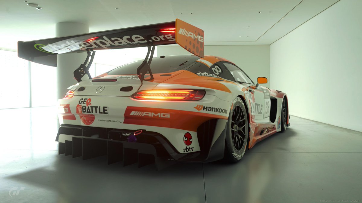 pixarhead's tweet photo. Ich hatte mal wieder Bock ein neues GeoBattle Design zubasteln, weil mir den Toyota Supra sehr gefallen hat. Diesmal für den AMG GT3 '20. Viel Spaß damit^^
#GranTurismo7 #granturismolivery #rbtv #rocketbeans #GeoBattle https://t.co/TcHnshbfZi