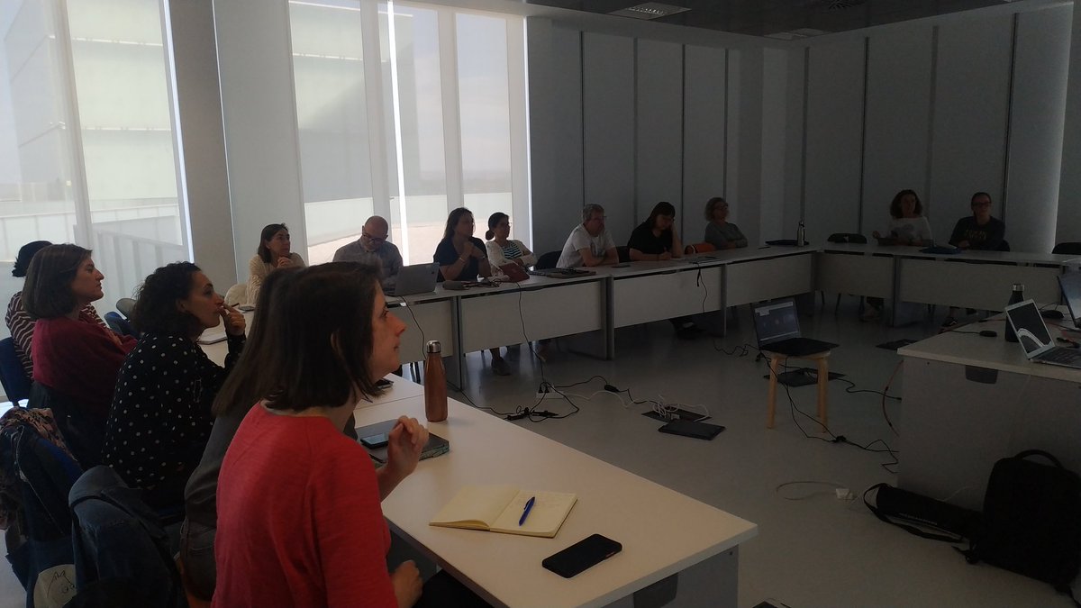 LCATMon's tweet photo. Arranca en @etopia_ #Zaragoza la nueva edición de la jornada de formación para #profesorado #TeachAndFly de #MelanogasterCTF #cienciaciudadana en #genómica de la adaptación de @LCATMon @FECYT_Ciencia

Con @GonzalezLab_BCN (@CSIC) Dra. Científica 

¡Muchas expectativas! https://t.co/6diUMF46Xm