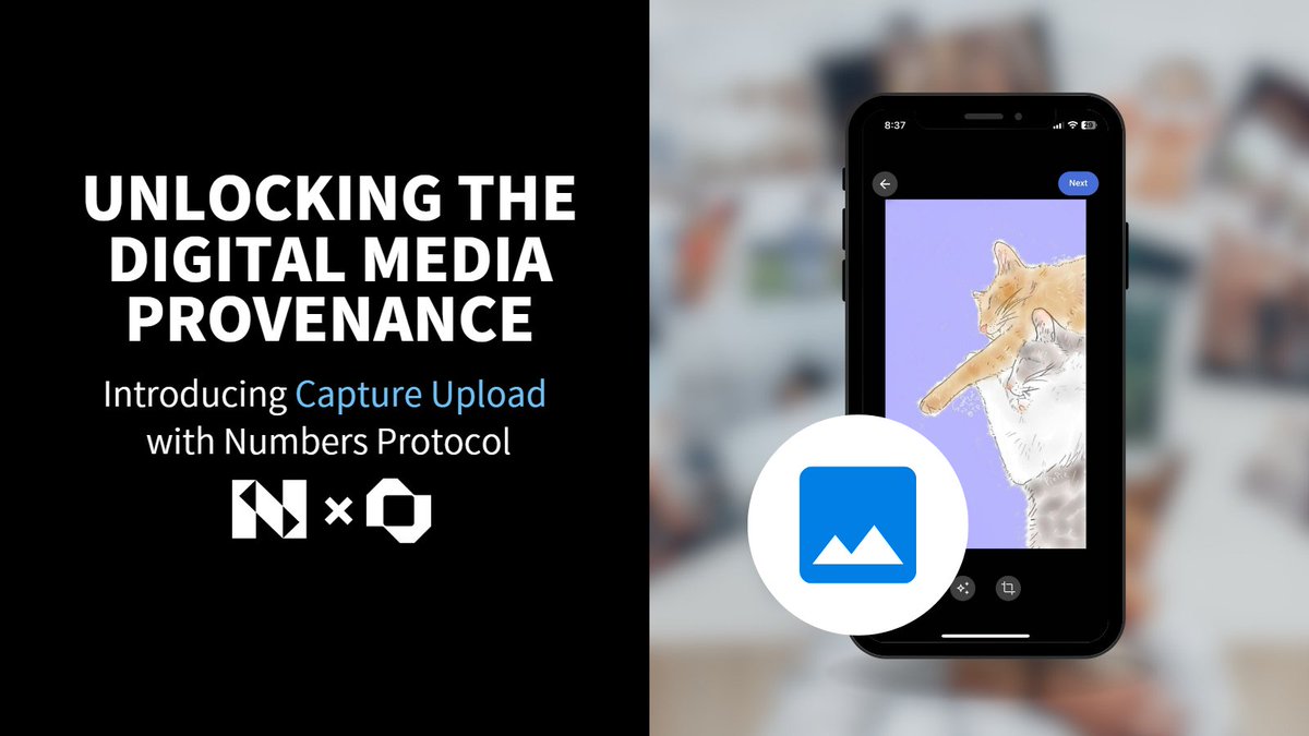 numbersprotocol's tweet image. In an era where AI &amp;amp; human content blend, distinguishing truth can be daunting.

Introducing new feature on @captureapp_xyz - Capture Upload ⬆, a game-changer ensuring provenance &amp;amp; security of your media files through blockchain technology💪

Learn more👇
numbersprotocol.io/blog/introduci…