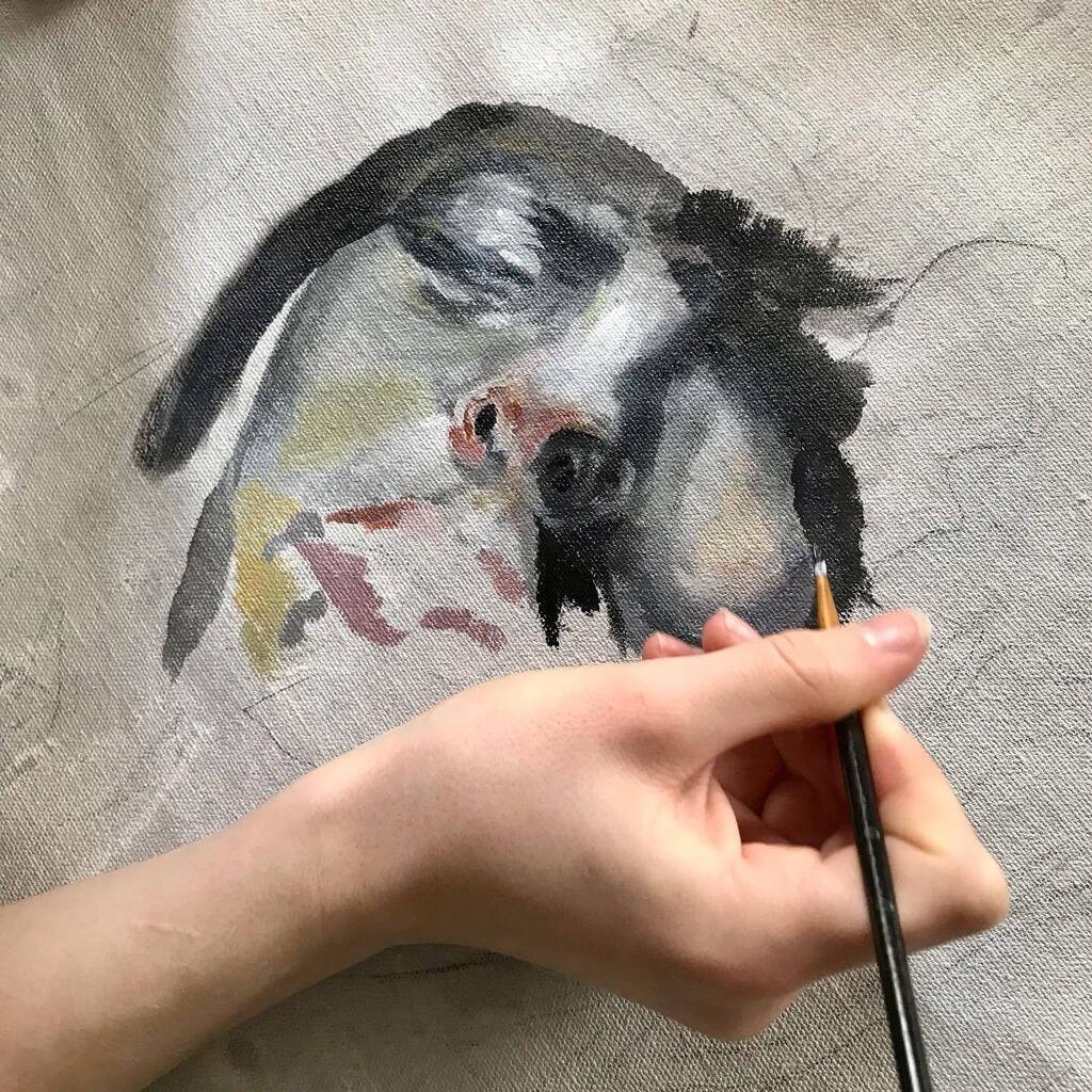 Beautiful work in progress just now 
.
.
.
.
#portrait #paint #painting #workinghard #wip #wipart #wipartwork #lookingamazing #bravo