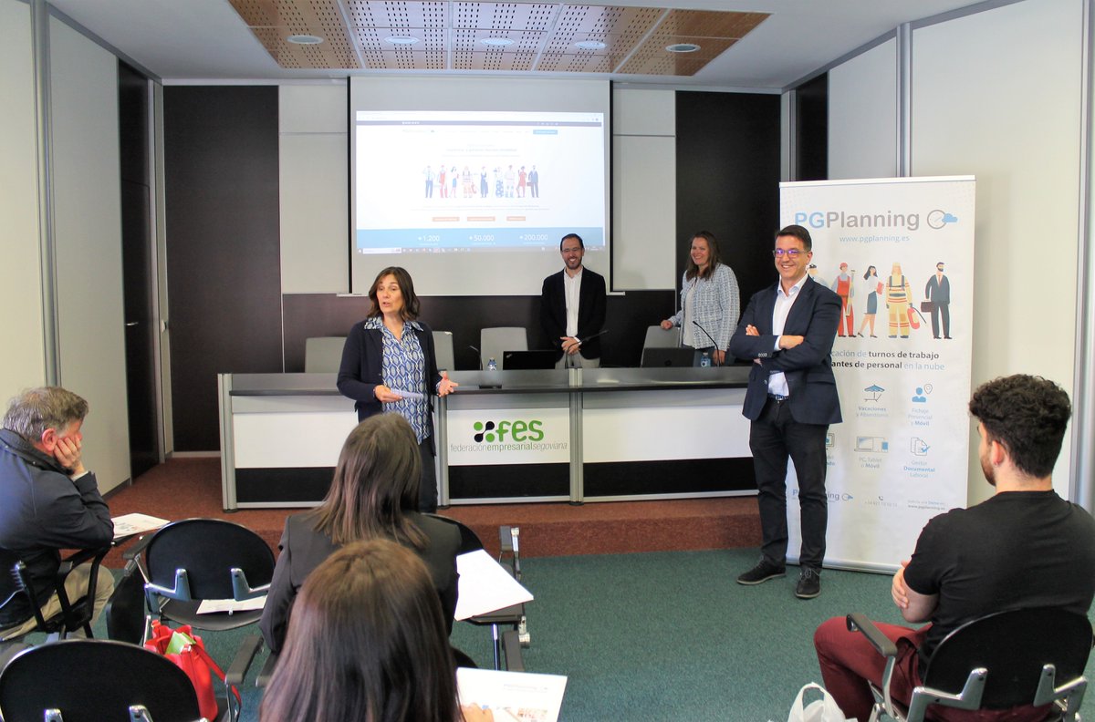 PGPlanning's tweet photo. Ayer presentamos los beneficios de nuestra herramienta en la 𝗷𝗼𝗿𝗻𝗮𝗱𝗮 “𝗚𝗲𝘀𝘁𝗶𝗼́𝗻 𝗱𝗲 𝘁𝘂𝗿𝗻𝗼𝘀 𝘆 𝗰𝘂𝗮𝗱𝗿𝗮𝗻𝘁𝗲𝘀 𝗲𝗻 𝗥𝗲𝘀𝗶𝗱𝗲𝗻𝗰𝗶𝗮𝘀 𝗚𝗲𝗿𝗶𝗮́𝘁𝗿𝗶𝗰𝗮𝘀” en  @FES_Segovia. Gracias a todos por vuestra asistencia. 
___
#PGPlanning #gestióndeturnos https://t.co/pKWKgwwQt3