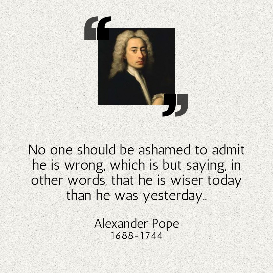 British poet Alexander Pope, best known for his satirical and discursive poetry, was born #OnThisDay in 1688. Which of his quotes or poems is your favorite?   

#AlexanderPope #poetry #literature #writers #poets #quotes #quoteoftheday #BritishLiterature #May21