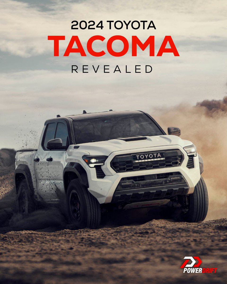 PowerDrift's tweet photo. Tac-OH-MA-GAWD 🥵🥵🥵

Toyota’s iconic Tacoma gets a significant update for 2023, with the introduction of a hybrid powertrain option for the first time and a new Trailhunter variant (pictured in bronze) with forged Old Man Emu shocks, steel bumpers, stronger rear recovery points and better rigidity overall to handle large roof-mounted tents — overlanding pro max!

Nope, it’s not coming to India. But we really wish it would 😅🔥

@Toyota_India #toyotatacoma #toyota #Powerdrift #PDArmy