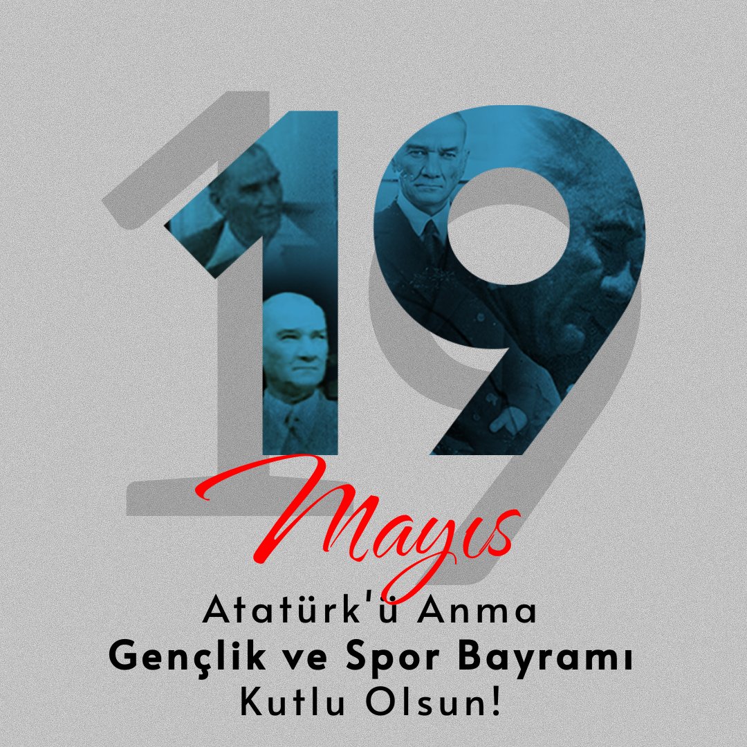 Vatanın bütün ümidi ve geleceği size, genç nesillerin anlayış ve enerjisine bağlanmıştır. 19 Mayıs Atatürk'ü Anma Gençlik ve Spor Bayramımız kutlu olsun. #19MAYIS #ÇOMÜ #19MayısGenclikveSporBayramı