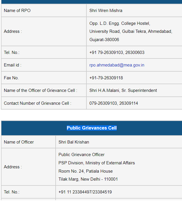 NehaFGZ's tweet photo. @rpoahmedabad  + Public Grievance cell (Delhi)-all phone numbers are either 'not available' / 'busy'.Senior parents have been trying to get info/make appoint for 15 days now and fervently call the numbers-no response.Emails un-answered. Please intervene @DrSJaishankar @MEAIndia https://t.co/nCeEcYPyCu