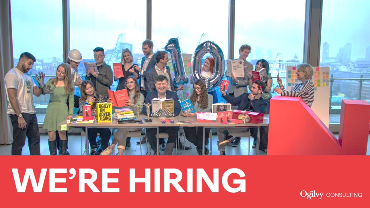 Nudgestock's tweet photo. 🚨NEW ROLE 🚨
If you want to change behaviours at scale, work with @rorysutherland, and get exposure across many different consulting practices from brand innovation to business transformation to sustainability - this new role is for you.

Find out more 👉https://t.co/XdqoN91Ouj https://t.co/DuxJkGgHpO