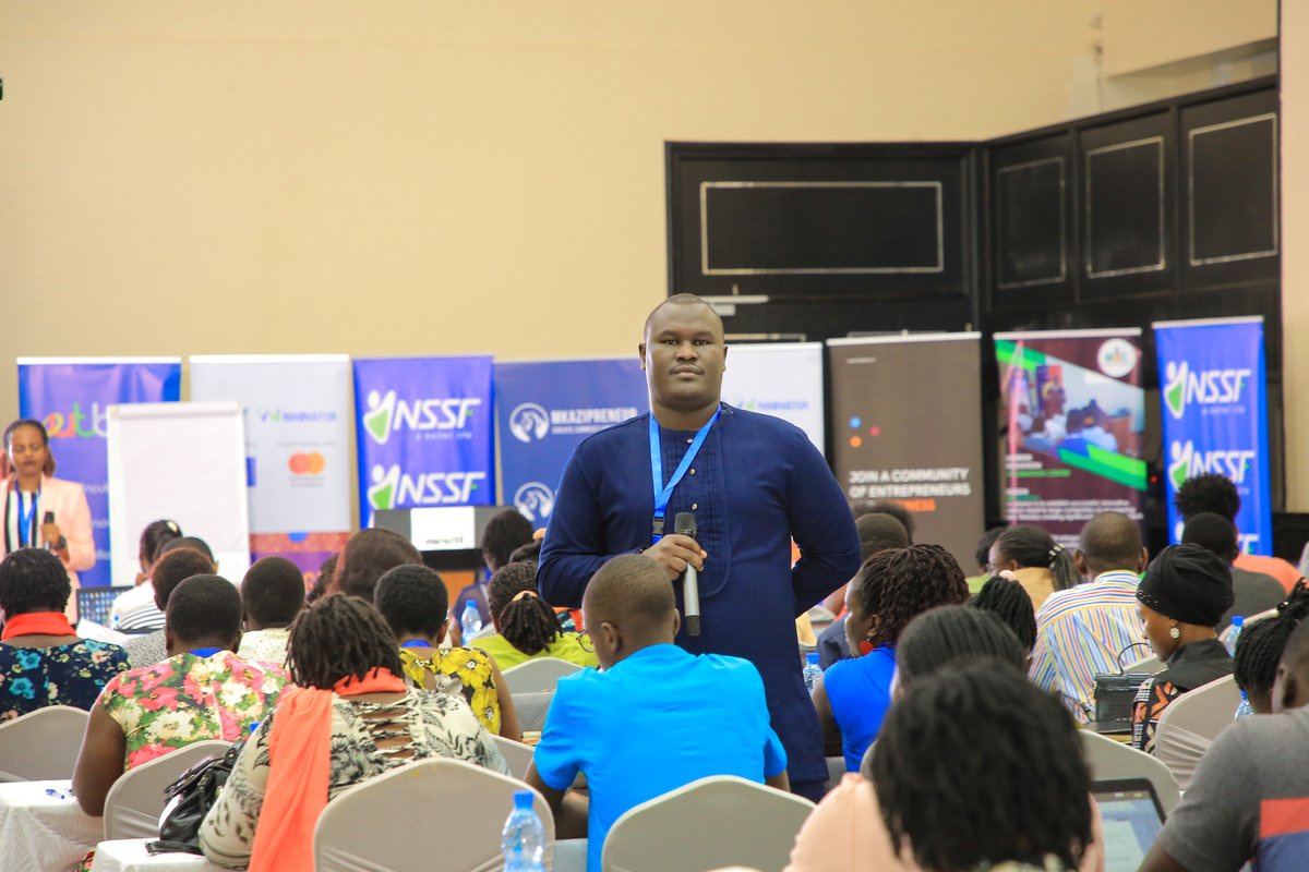 MUBS_Entreship's tweet photo. Happening now:
Day 5:
#NSSFHiInnovator pre-selection bootcamp.

Today, the entrepreneurs had the privilege of learning from the exceptional presenters, EIIC mentor @ronaldopa17 and @tembatesi from @SBIncubatorUG, regarding the due diligence process.

#MUBSEIIC https://t.co/KgOSFaB82h