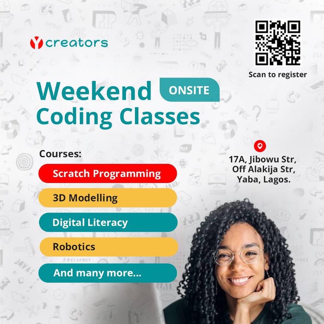Parents, are you looking for ways to engage your kids in exciting activities while you take the much needed rest you deserve?
Don’t fret!

Our Onsite and Online Weekend Classes starts tomorrow:

- Coding
- 3D Modeling
- Digital Literacy
- Robotics

ycreators.com/weekend