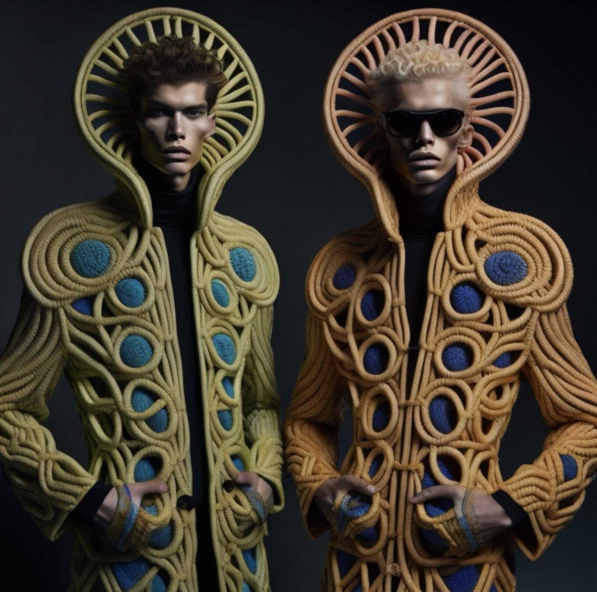 alexa_nft's tweet photo. Happy Friday!!💛🤍💚
#crochet #aifashion #generativefashion #AI #imagine https://t.co/dzrvrz8uTL