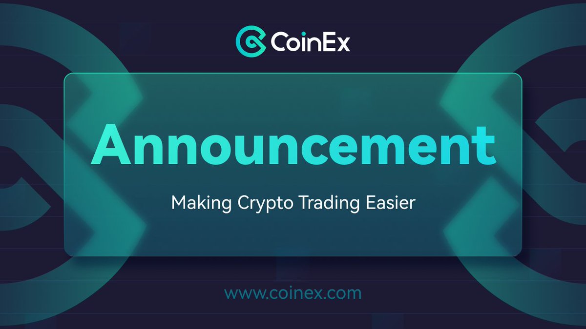 📢 'CoinEx System Upgrade Notice' 🛠️ We are upgrading! A system upgrade on May 22, 3:00 UTC, will estimate a pause on services for ~1hr. Please adjust your orders & assets 🔄 Stay tuned for updates. More details🔗: coinex.com/s/4SNF #CoinEx #Crypto #Maintenance