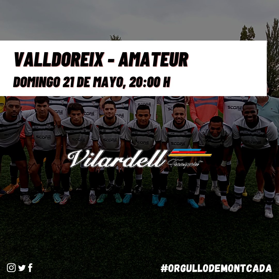 Transports Vilardell patrocina nuestro partido de este fin de semana. 

#orgullodeMontcada