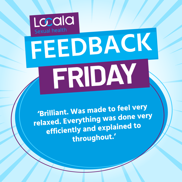 Locala_Safesex's tweet photo. It's Friday again so you know what that means... more wonderful #feedback!🌟
Well done to our #Stockport Sexual Health team👏
#PatientExperience #LocalaIsGood #FeedbackFriday #LocalaSexualHealth https://t.co/2f99EMksUs