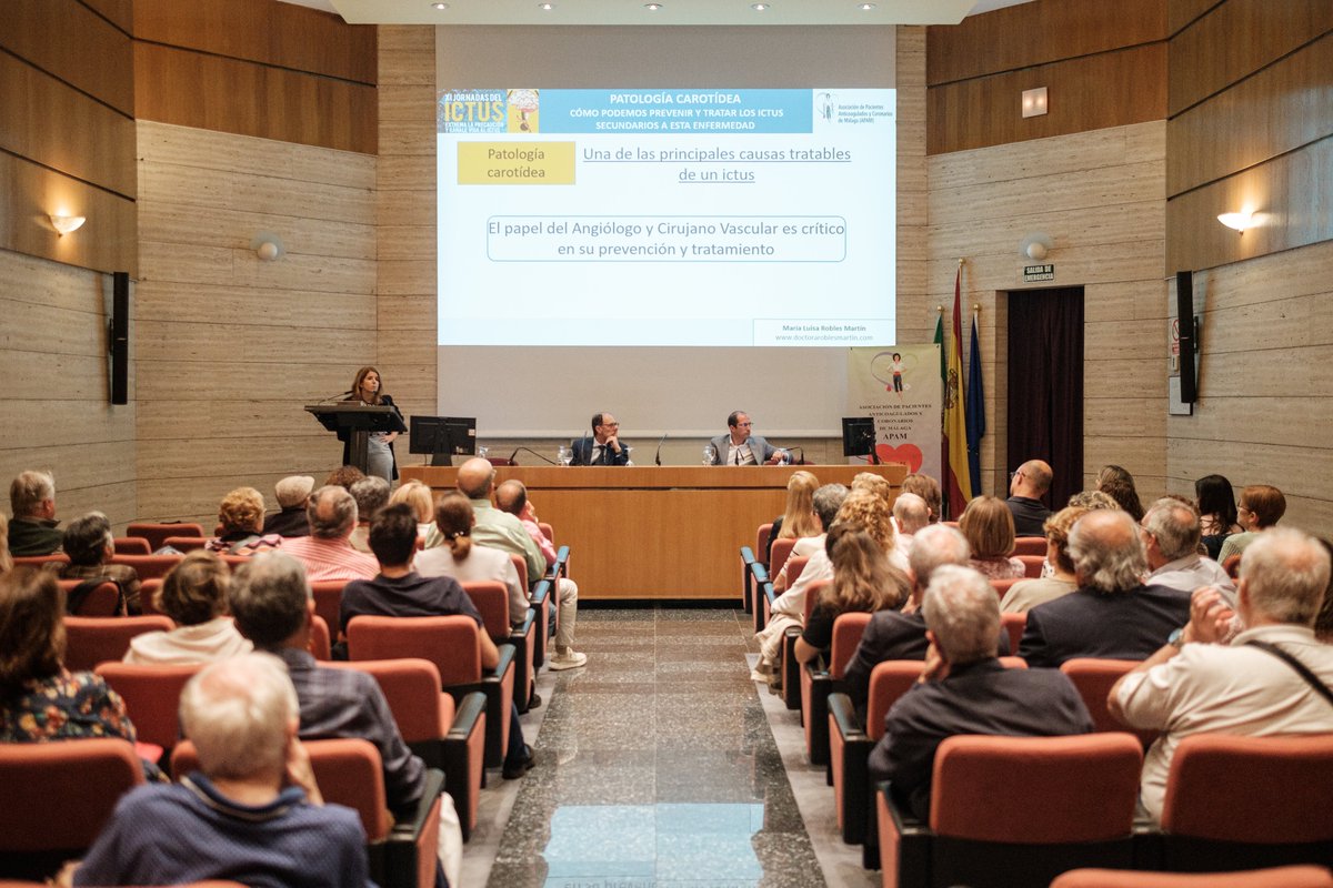 APAM_MALAGA's tweet photo. Inauguración "XI Jornadas del Ictus: Extrema la precaución y gánale vida al Ictus" de @APAM_MALAGA en @malagaport con @bautista_ojed @saludand  @cancermalaga  @PedroSerranoCas @HRegionalMalaga ¡Mil gracias por vuestro apoyo y acompañarnos en nuestra labor de prevención de #ictus https://t.co/3J1VXPYfwC