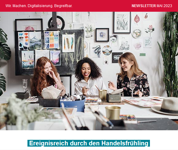 handelkompetent's tweet photo. Unsere neue #Newsletter-Ausgabe ist da 🎉 Vollgepackt mit Neuigkeiten rund um unser Zentrum, von #RetailGarage bis zum #Podcast #handelkompetent!
Hier gehts direkt zum Newsletter 👉 https://t.co/2YN85UMp0T
Abonnieren und keine Ausgabe mehr verpassen 👉 https://t.co/Sxq68EG1s6 https://t.co/SoJvgMlD1m