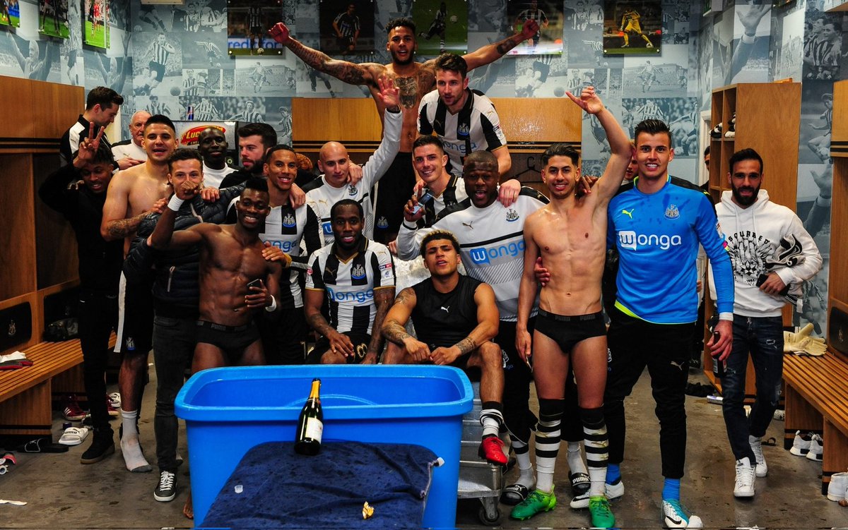 Just over 6 years ago we played Preston on a Monday night to secure promotion back to the Premier League. It's one of my favorite ever #NUFC memories.

In three days time, we'll potentially be doing the same again against Leicester, but to secure Champions League football. Crazy.