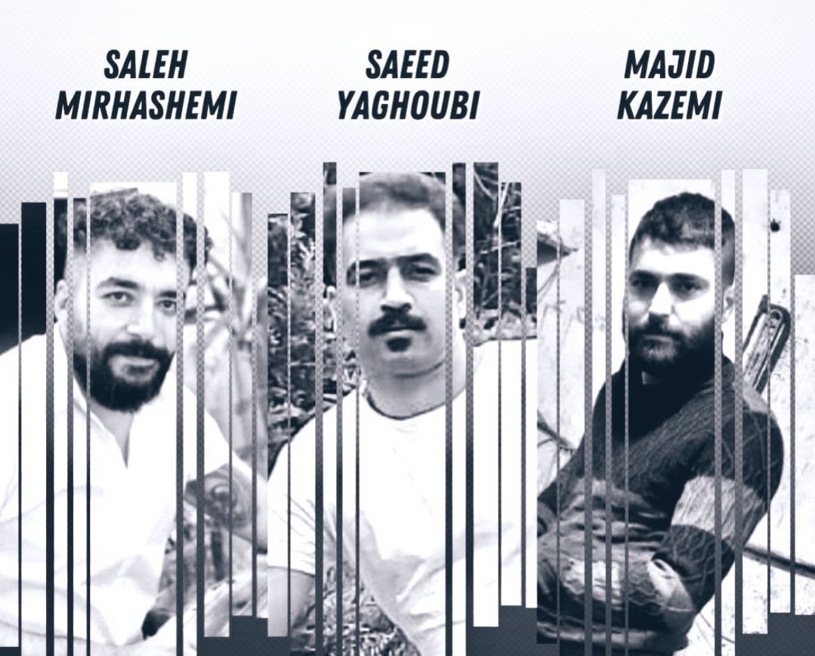 IranianiTorino's tweet photo. Oggi 19 maggio, sotto gli occhi del mondo, la Repubblica islamica ha giustiziato #Saleh_Mirhashmi, #Saeed_Yaqoubi e #Majid_Kazemi.

#StopExecutionsInIran https://t.co/0ioS6vfxTF