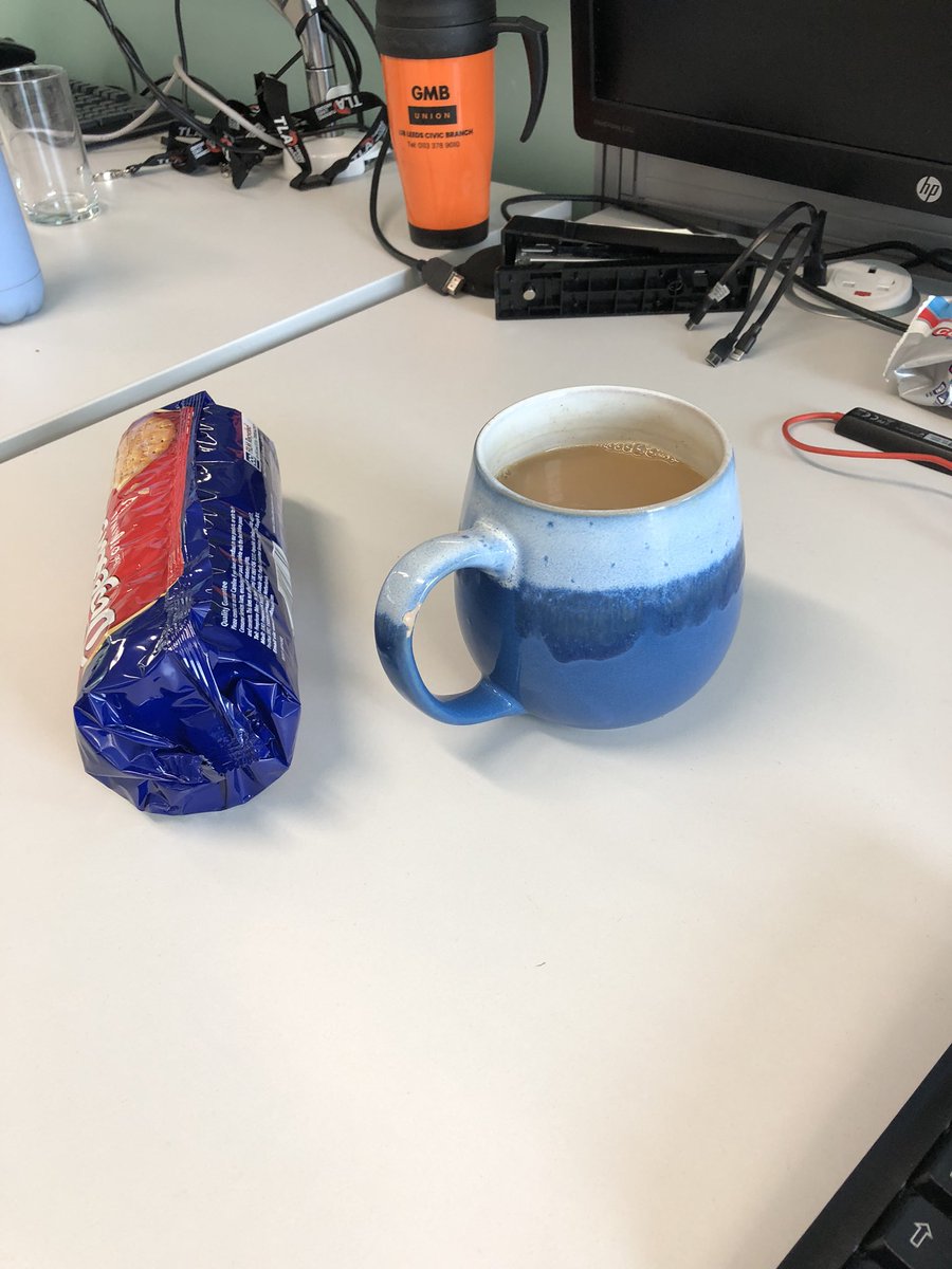 Jillburns's tweet photo. When youโve had a rubbish night with the baby and you get into work late and stressing. Itโs the little things your colleagues do that make all the difference ๐ #LHO #TATeam #BreakfastOfChampions https://t.co/plXoqmUG4i