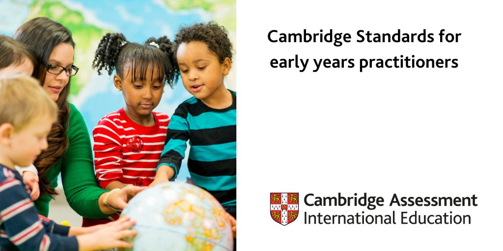 CambridgeInt's tweet photo. We have developed the Cambridge Standards for early years practitioners to define key characteristics and practices of effective teaching.

Download PDF versions of this guide in English: https://t.co/IT8iXiihdv and in Spanish: https://t.co/j0atQfDZD1

#CambridgeSchools https://t.co/ANgJYJw5TS