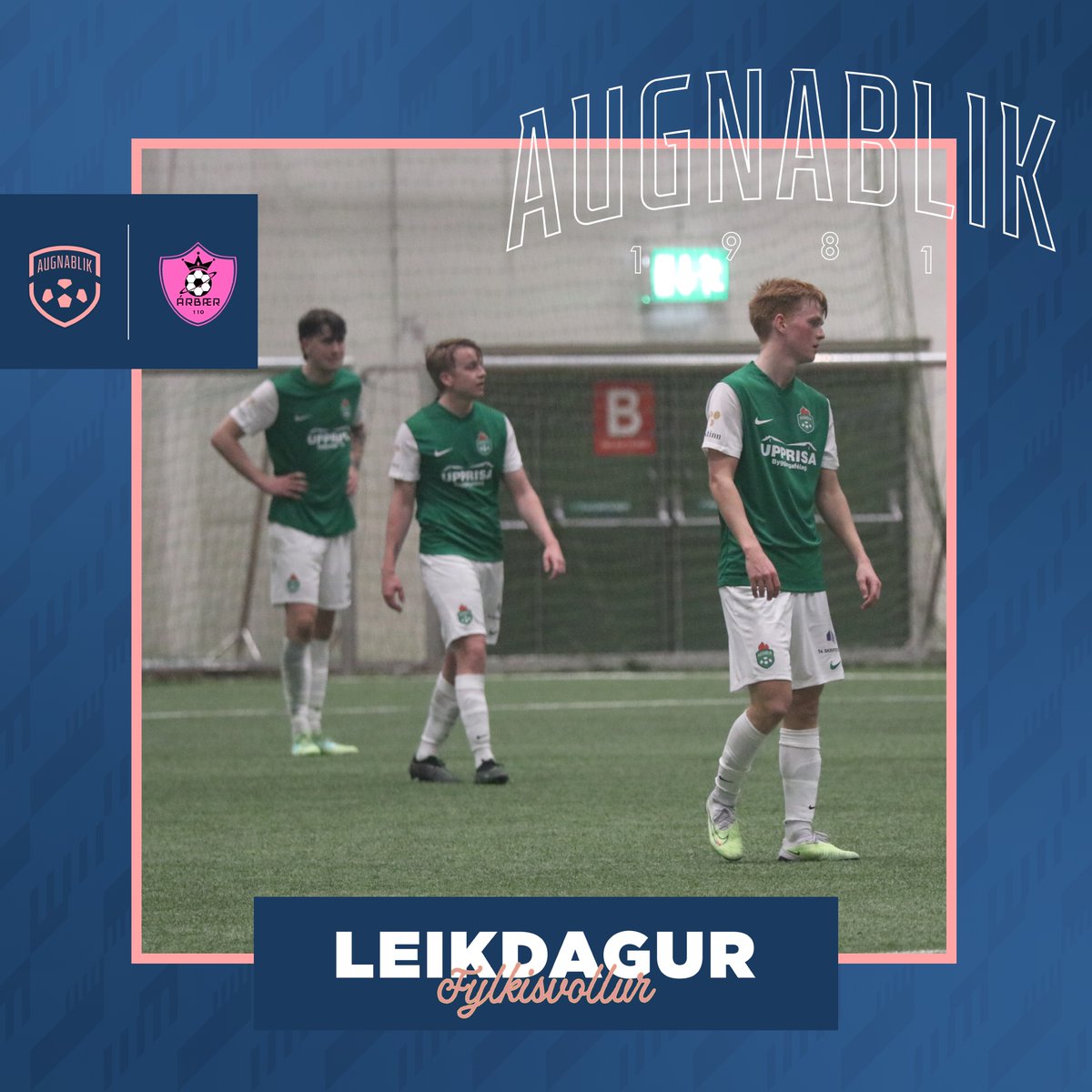 Leikdagur!
Spilum við Árbæ á Fylkisvelli klukkan 20:00 í kvöld.
#éghefekkitíma