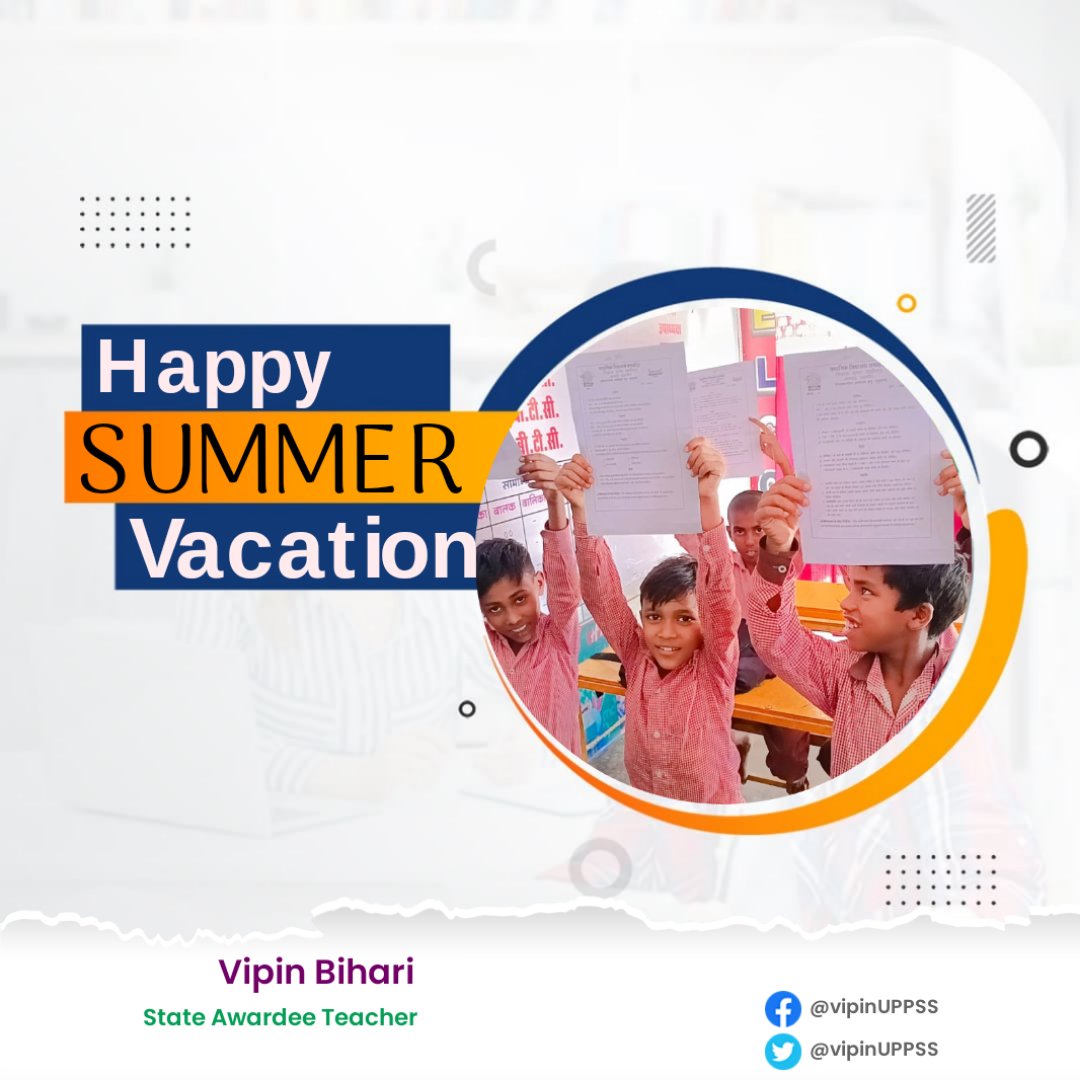 #summervacation #basiceducation #SummerCamp 
@basicshiksha_up @AnilaSingh_BJP @Bihartet19 @JamwalNidhi @divendrasingh