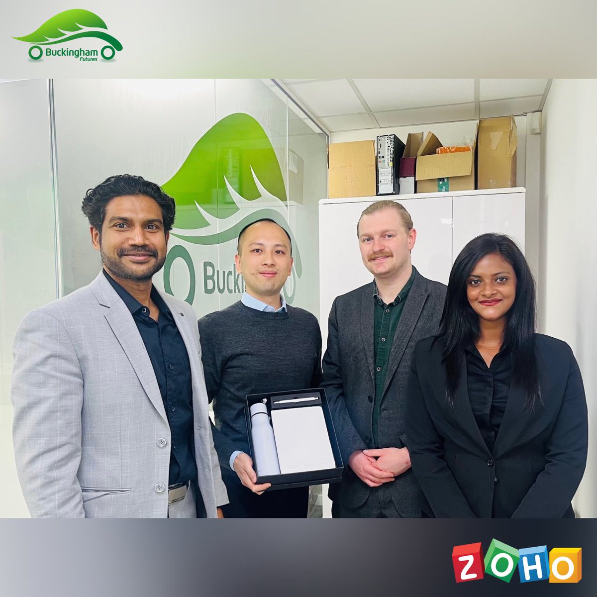 Buck_Futures's tweet image. 🤝 We finally met the team at Zoho UK!

#Zoho #SaasProduct #Saas #ZohoUK #AccountManagement #DigitalTransformation #BuckinghamFutures #EnvironmentalHealth #Environment #EnvironmentalHealthRecruitment #WeAreEnvironmentalHealth #ChooseEnvironmentalHealth