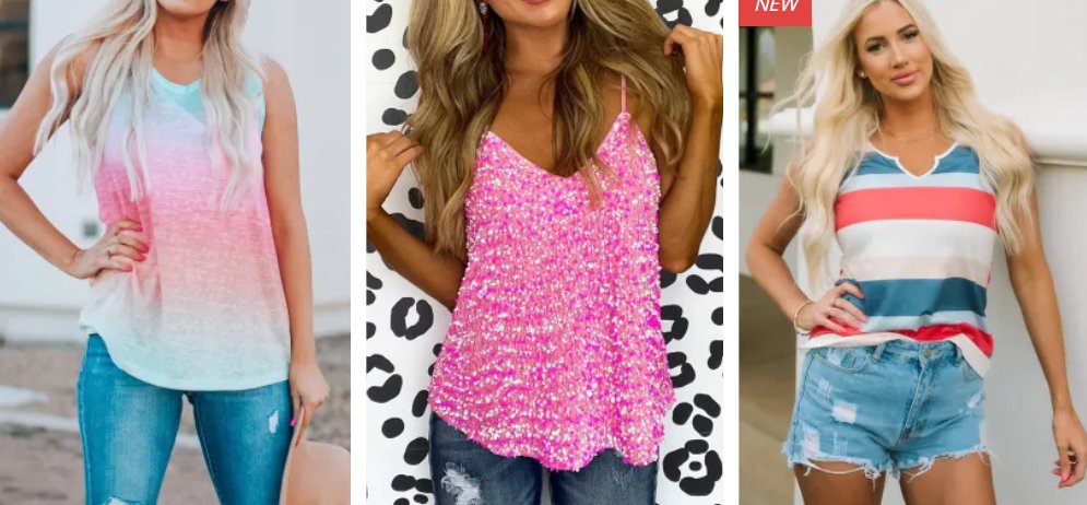 I am sure you need these Wholesale Tank Tops. Perfect for a cool summer look
bit.ly/3mERwiy

#fashion #tops #tshirts #dearlover #wholesaleonline #wholesaleshop #wholesalers #onlineshopping #affordableprice #clothingvendor #affordablefashion #boutiquesale