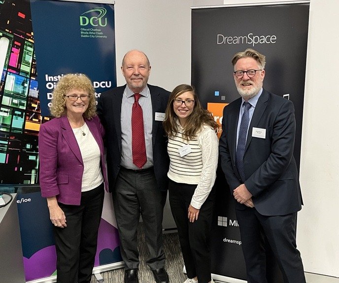 We had the honour of hosting Prof. Larry Hedges, a leader in educational evaluation, @DCU_IoE & #MSDreamSpace's RCTs in Education Workshop yesterday. Thanks to all for making it a great day! The future of evaluation research in Irish education is bright! @ButlerDee @MS_eduIRL