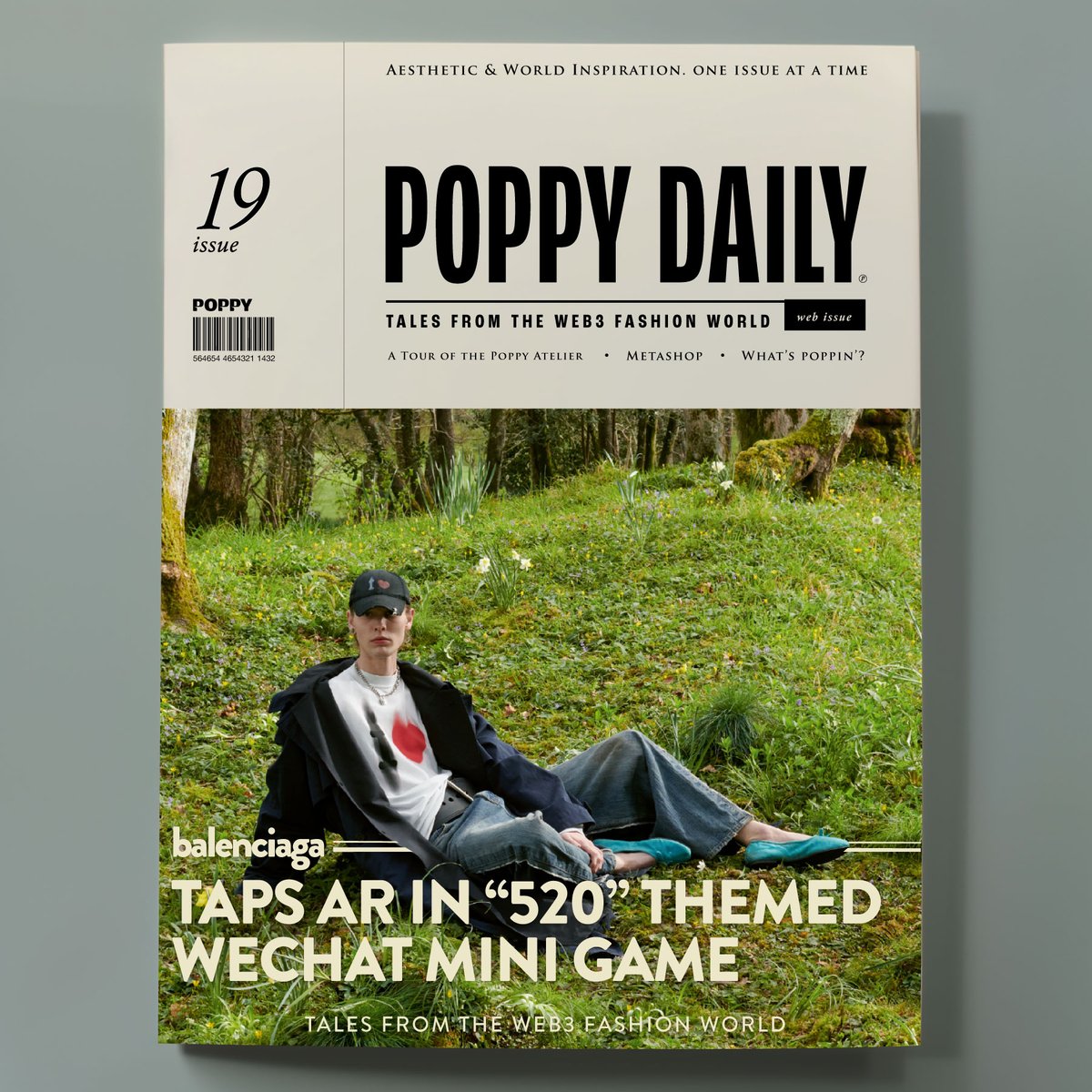 | Poppy Daily |

Balenciaga recently launched an innovative campaign to promote its #520 collection using #AR technology in a mini-game featured on its official #WeChat account.
520 is another V-day in China as it sounds phonetically close to "I Love You" in Chinese.