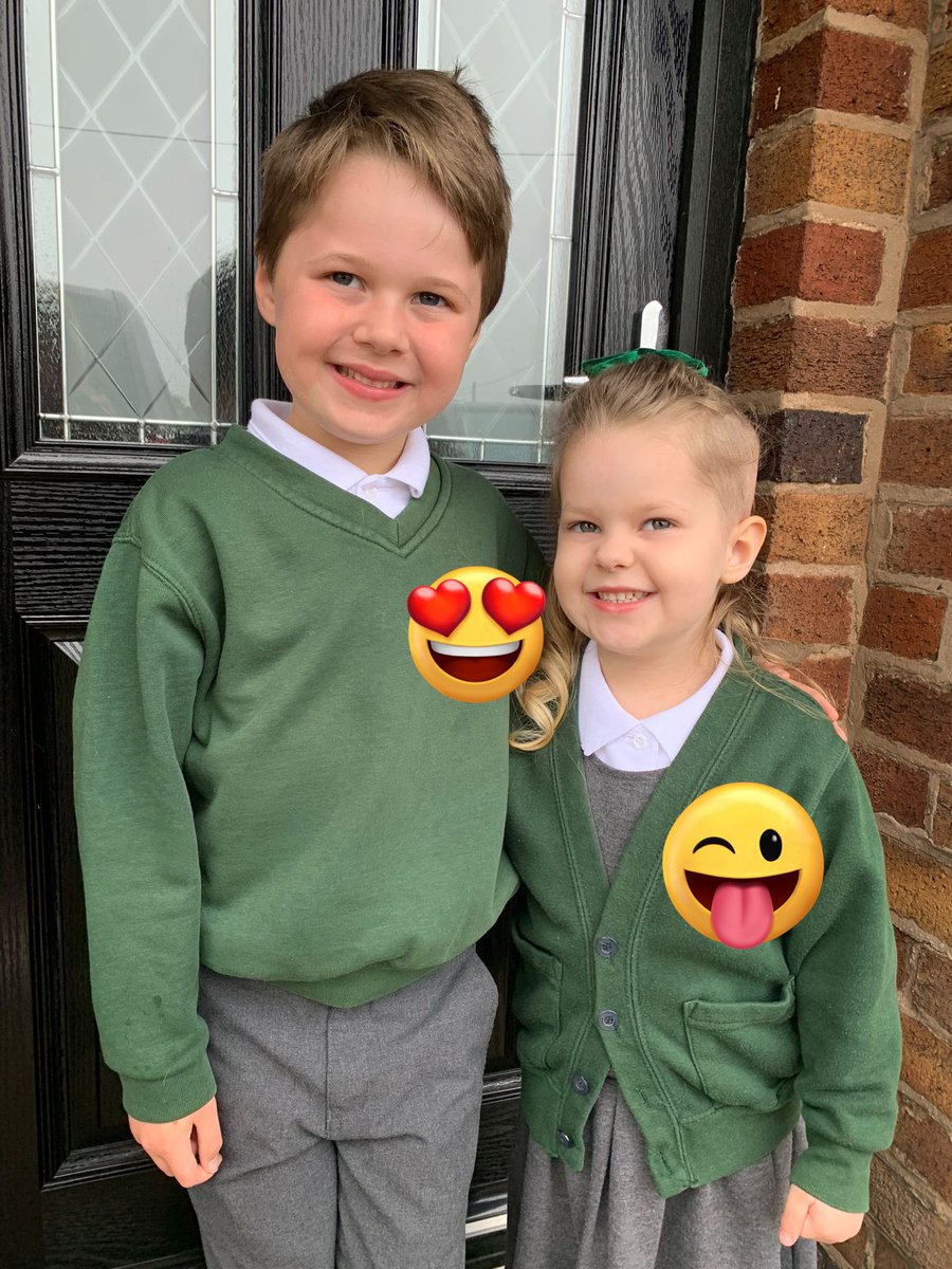 After the longest 8 months of our lives from brain tumour diagnosis, surgeries and 33 bouts of intense Radiotherapy this little warrior is off to School (Nursery). @YLvsCancer @AlderHey #ependymoma @CCCNHS #Hero #warriorprincess #proudparents #proudbrothermoment