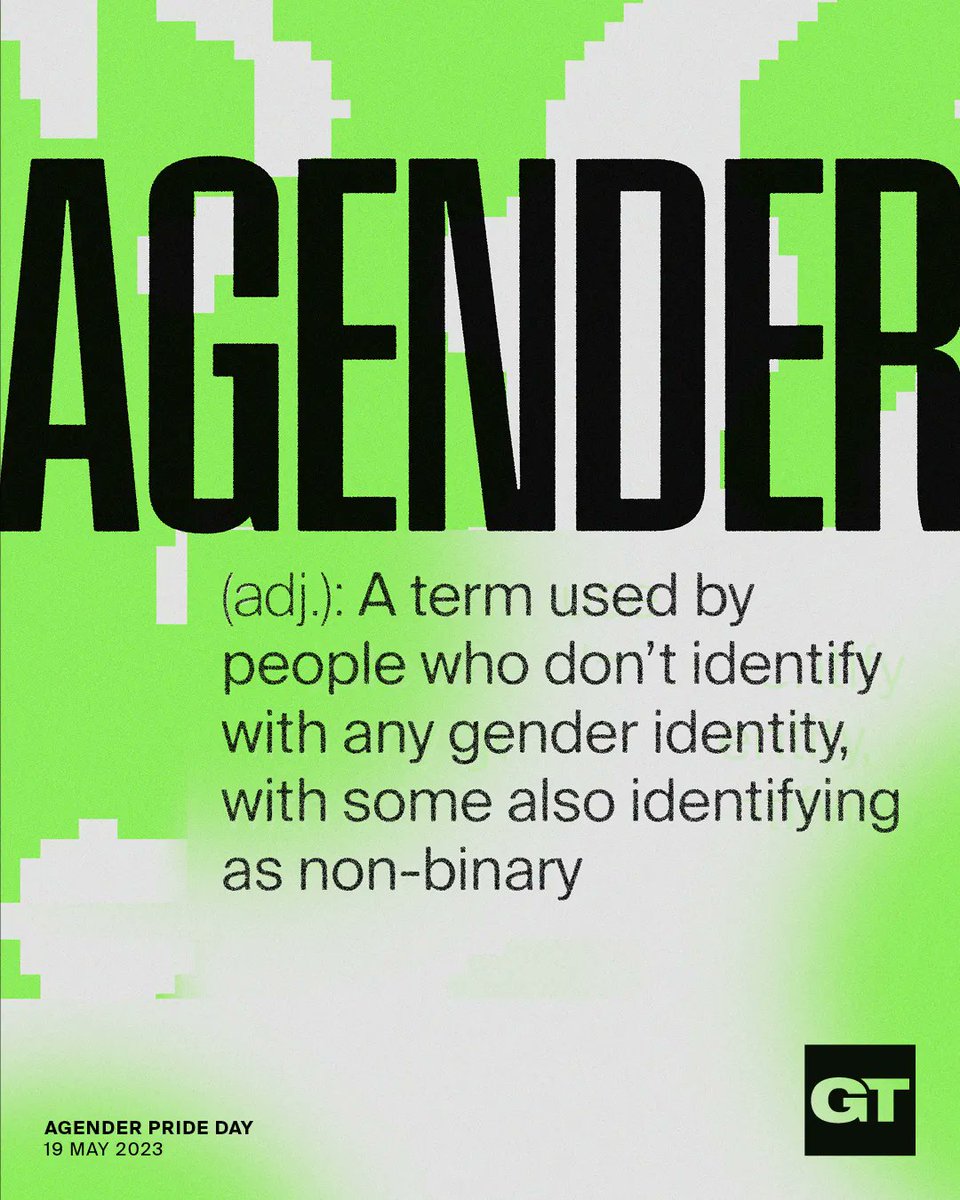 Happy #AgenderPrideDay to all those celebrating today 💚⁠
⁠
Used by those who do not identify with a specific gender, the first use of the word has been tracked to 2000 on, believe it or not, the internet!⁠