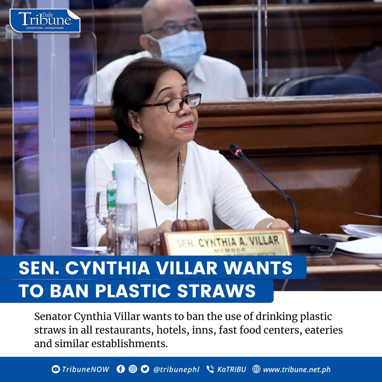 Daily Tribune on Twitter "Senate Bill 2209 or the Plastic Straws Act