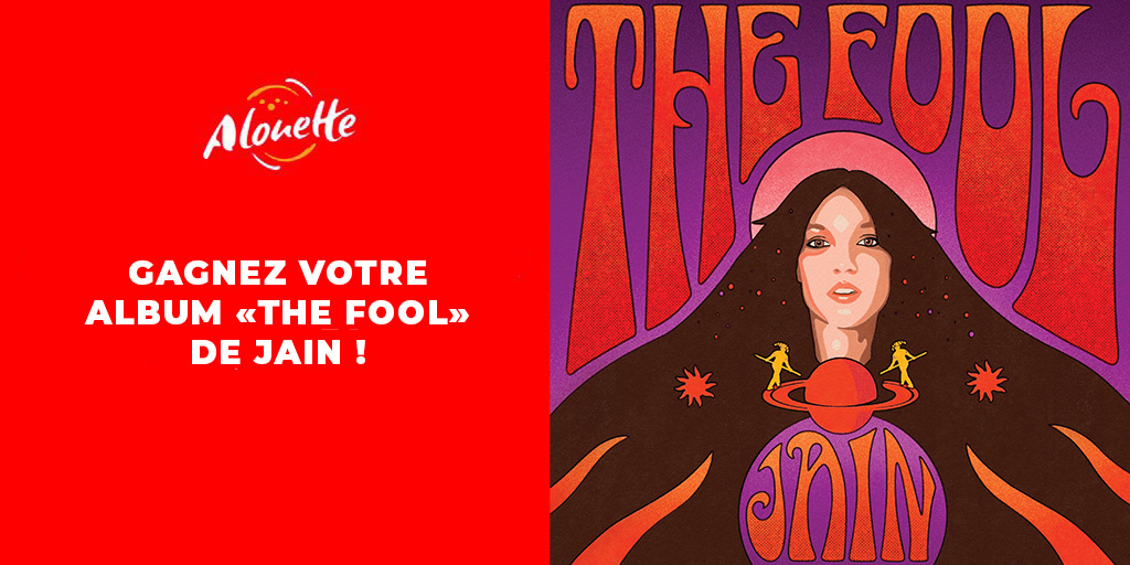🎁 CONCOURS 🎁

Et si on commençait le week-end en musique ? 🎶 Alouette vous offre votre Album "The Fool" de @Jainmusic 🥳 🎶

Pour participer :
➡️ RT + Follow <a href="/AlouetteRadio/">Alouette Radio</a> 
📆 Tirage au sort le 22 mai

#AlouetteRadio #album #jain