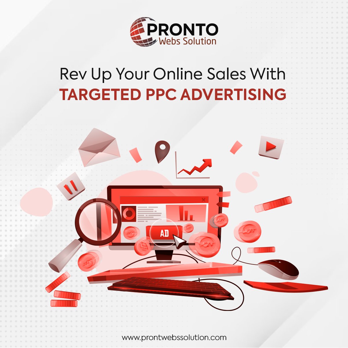 PWebsSolution's tweet image. Looking to expand your reach through targeted online advertising? Look no further than Pronto Web Solution! Our team of PPC experts can design and launch effective PPC campaigns that will boost your website traffic and drive conversions.
prontowebssolution.com
#ProntoWebSolution