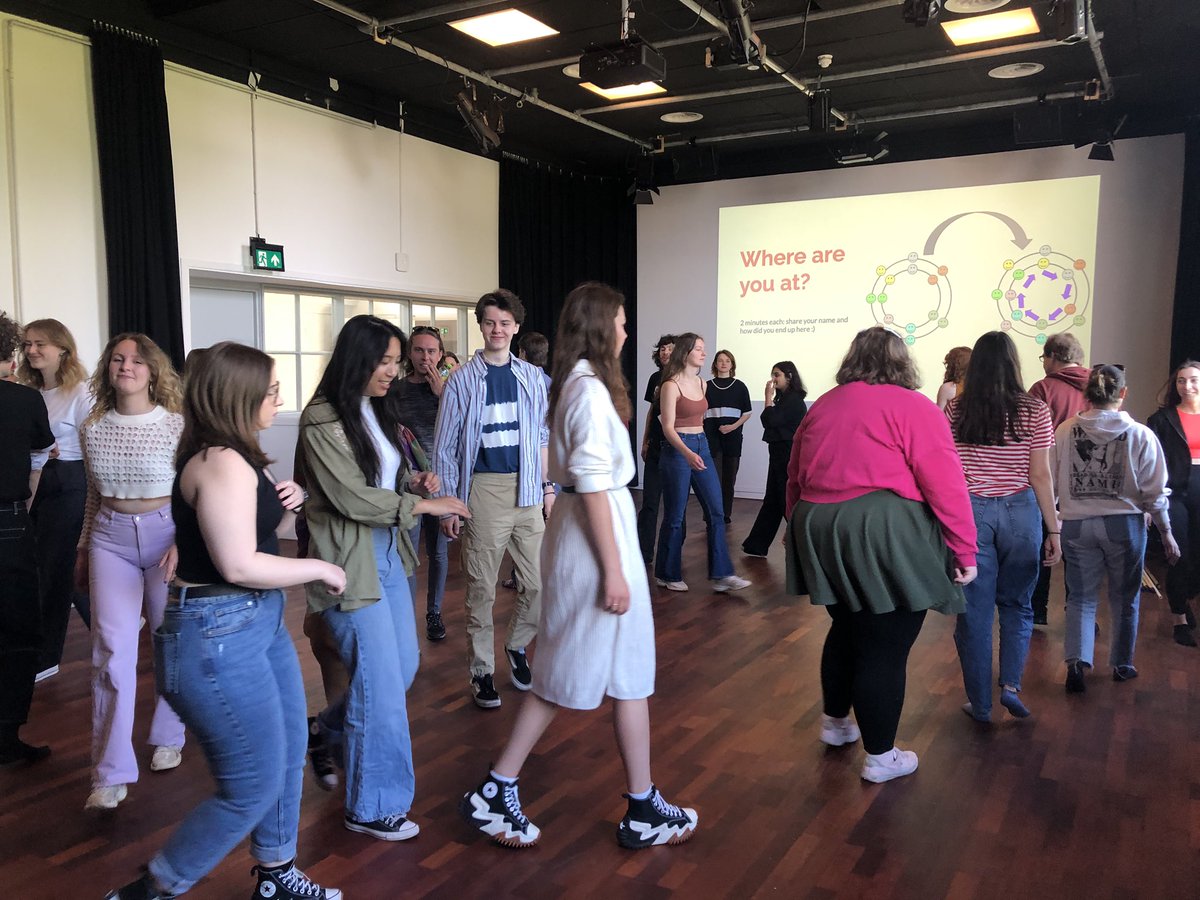 DMUPerfArts's tweet photo. Exchange with Uni of Utrecht started at SPRING Academy. Exciting creative tasks set to explore site @dmuleicester @DMUglobal @DMUDance @DMUDrama https://t.co/tAB8JvpZt1