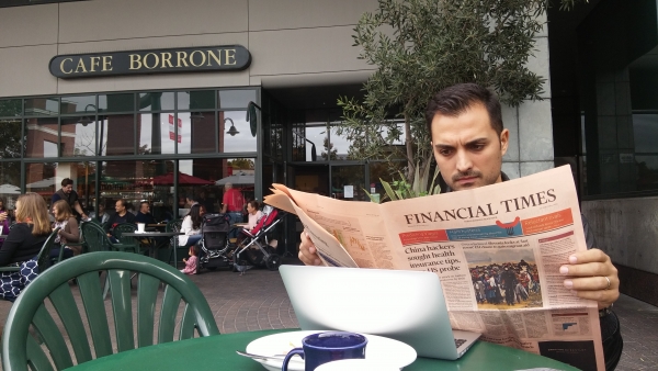 Austin Orango likes Brunch at #Cafe Borrone #FinancialTimes #CafeBorrone brandkloud.com/Pic/440?f=tw