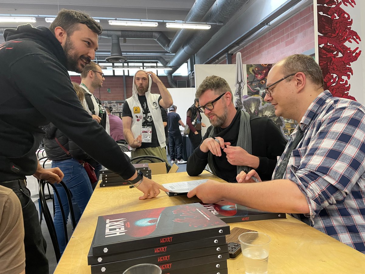 RowanRookDecard's tweet image. Signing at the Isola Illyon Edizioni stand at Play Modena today, tomorrow and Sunday - come say hello! #playmodena