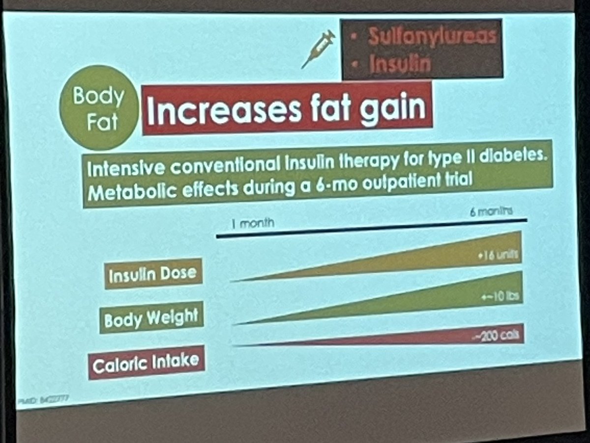 <a href="/BenBikmanPhD/">Benjamin Bikman</a> kicking off the <a href="/PHCukorg/">Public Health Collaboration</a> conference. I have wondered for a LOOOONG time why insulin is a treatment for type 2 diabetics. “Long term insulin therapy increases insulin resistance” “intensive insulin therapy increases insulin resistance”