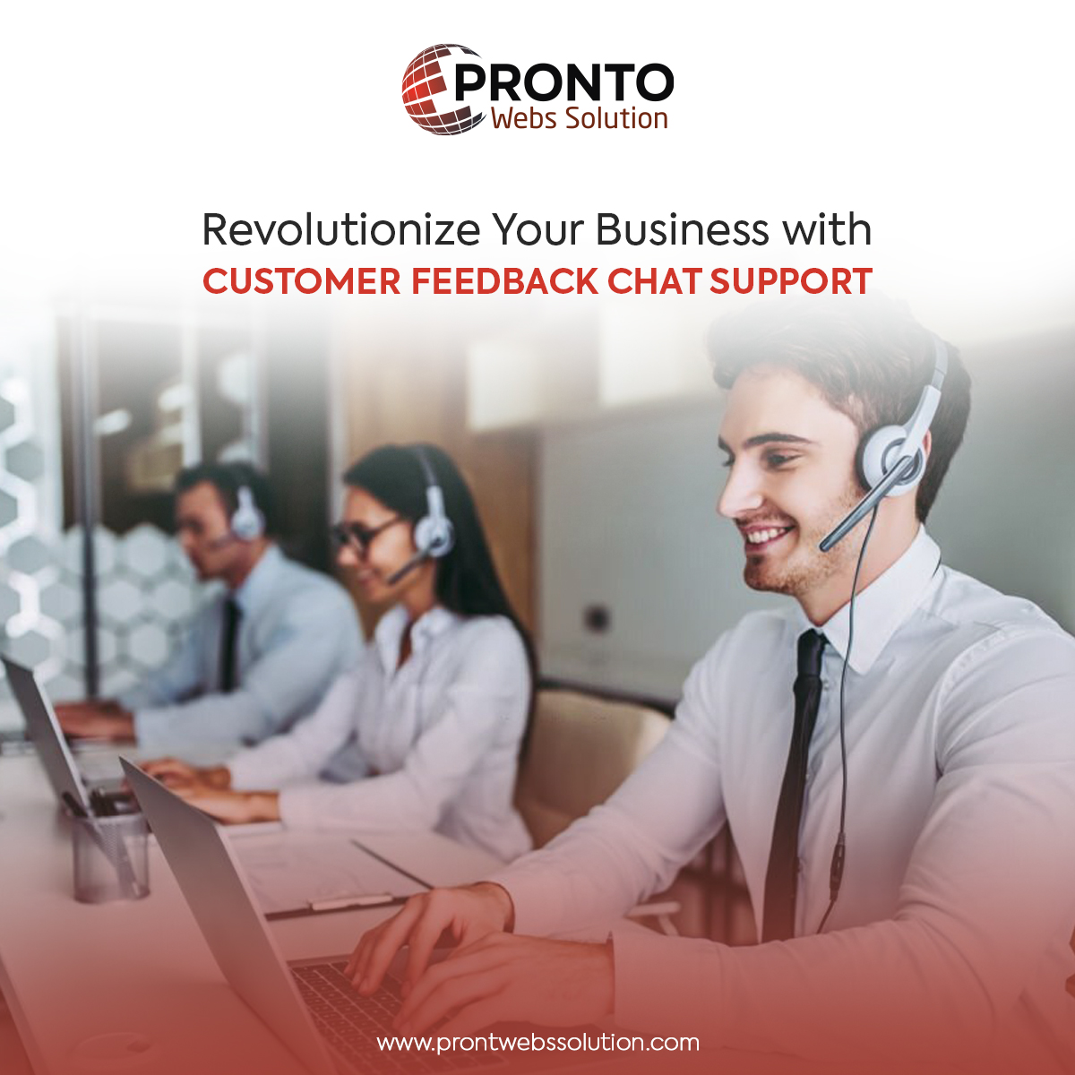 PWebsSolution's tweet image. Unlock your business potential with valuable customer feedback. Our dedicated chat support team collects and analyzes feedback, empowering informed decisions for growth and success. prontowebssolution.com #CustomerFeedback #ProntoWebSolution