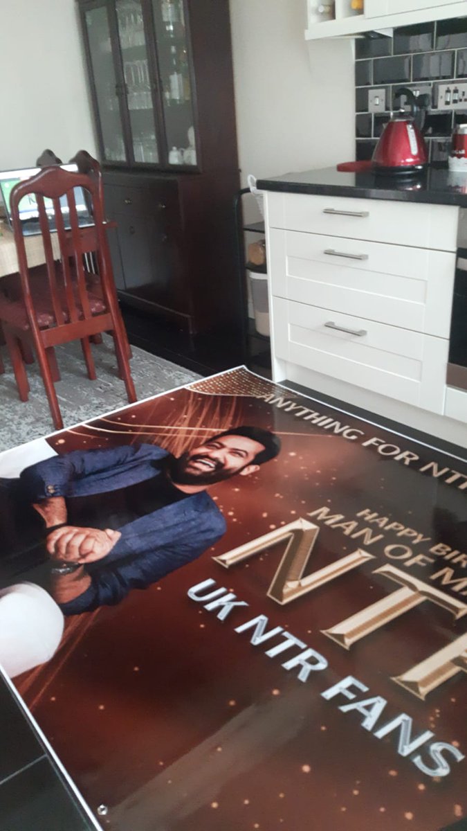 Everything is getting Ready for the #ManOfMassesNTR @tarak9999 Anna Birthday Celebrations 🤩

U will witness never before celebrations in United kingdom 🇬🇧