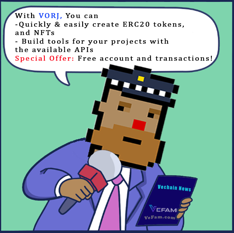 #Vechain News

Have you tried <a href="/vorj_official/">vorj</a> yet?
Visit vorj.app today!

#VeFam #VPunks #VET #Dthor #Crypto #NFT #BTC #USDT #PEPE #memeNFT #VeChainThor #Crypto #memes #funny #USDT #USDC #TUSD #ID #Blockchain #Cryptocurrency #memeNFT #Meme #Pixelpuffs #VeFam #PEPE