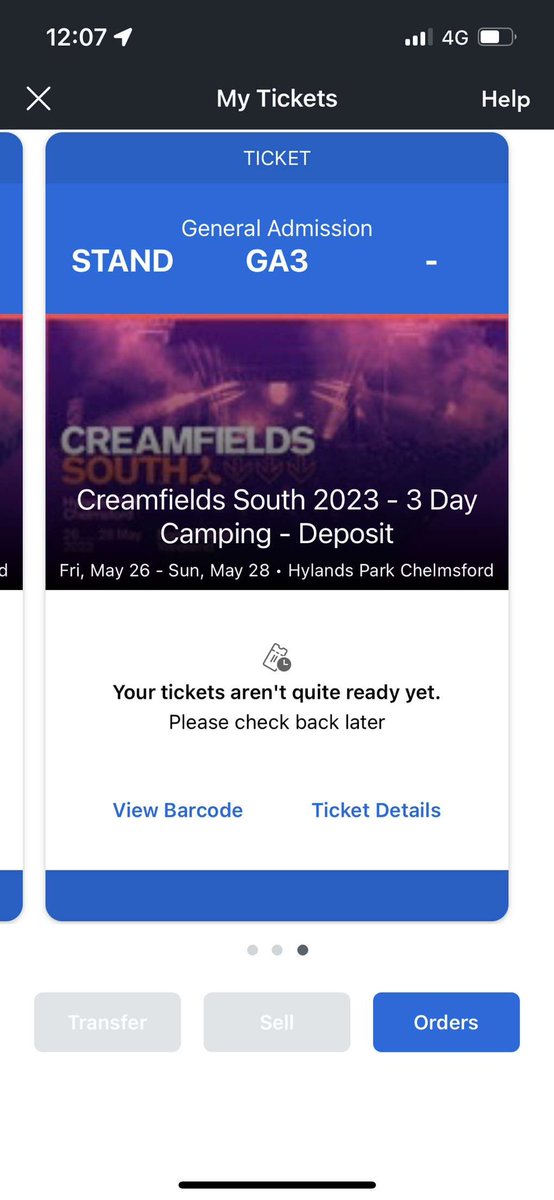 I have 2 x Creamfields Standard Camping tickets for sale! 26th-28th May 

£170
Message me! - Can be sold separately 
#creamfields #creamfieldssouth #creamfieldstickets