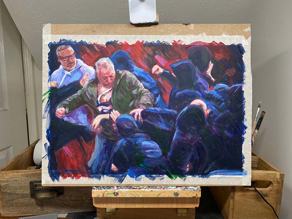 CanningTownLen's tweet photo. 'Knollsy' Acrylics on canvas
https://t.co/fn2xho8NKf https://t.co/m6vPAVjMY3