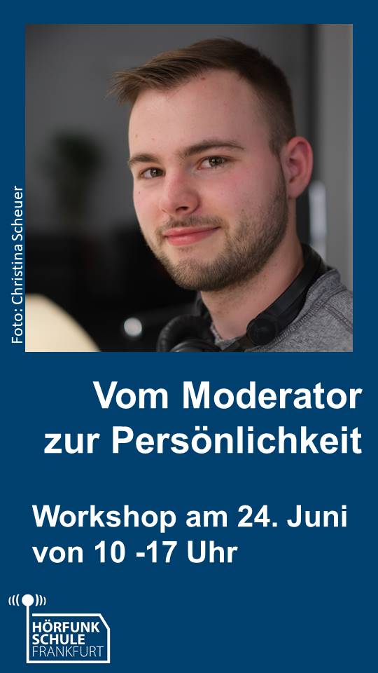 Hoerfunkschule's tweet photo. Wie moderiere ich nicht nur, sondern werde zur echten #Personality im #Radio? Das lernst du in unserem Workshop am 24. Juni mit #Moderator Jonas Becker.
Infos und anmelden 👇
https://t.co/0R7c50d13o https://t.co/UP5JWgDZDB