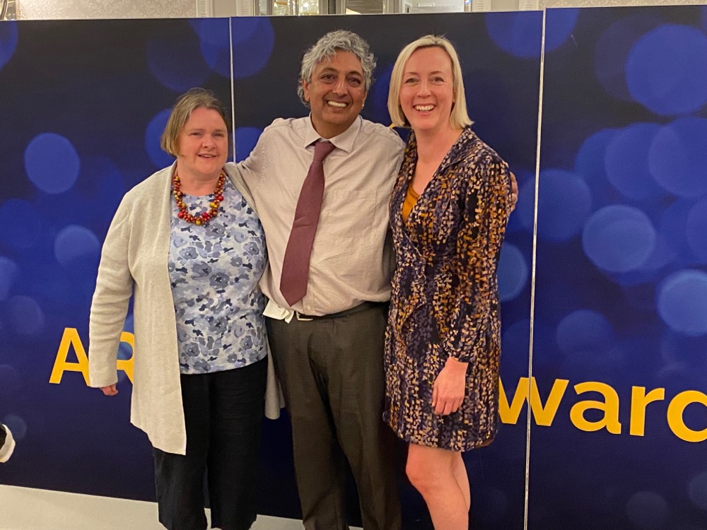 Really excited to attend the ARU VC awards with some wonderful colleagues. We all got recognised for very well deserved Senior Fellowship of the Higher Education Academy.  #aruproud