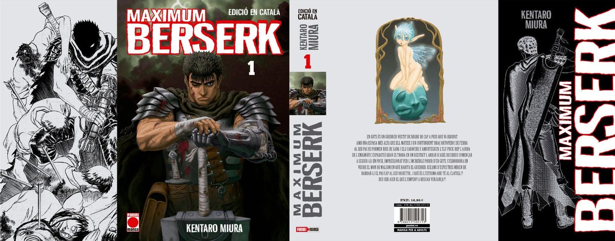 PANINI_Manga on X: Y así es la sobrecubierta de #Berserk vol. 1 en  catalán.  #PaniniComics  / X