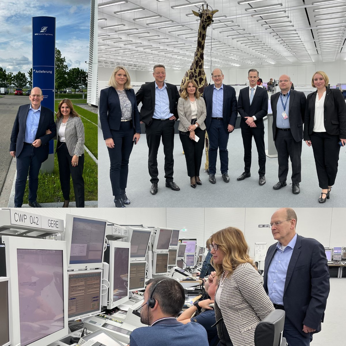 🛫 This week we visited our member @dfs_de & their new facilities in #Munich. It was great to see their contribution and engagement live in delivering the #Digital #European #Sky through #SESAR deployment. 🤝 Many thanks to all involved & let's keep #modernising #ATM  #EU #AsOne