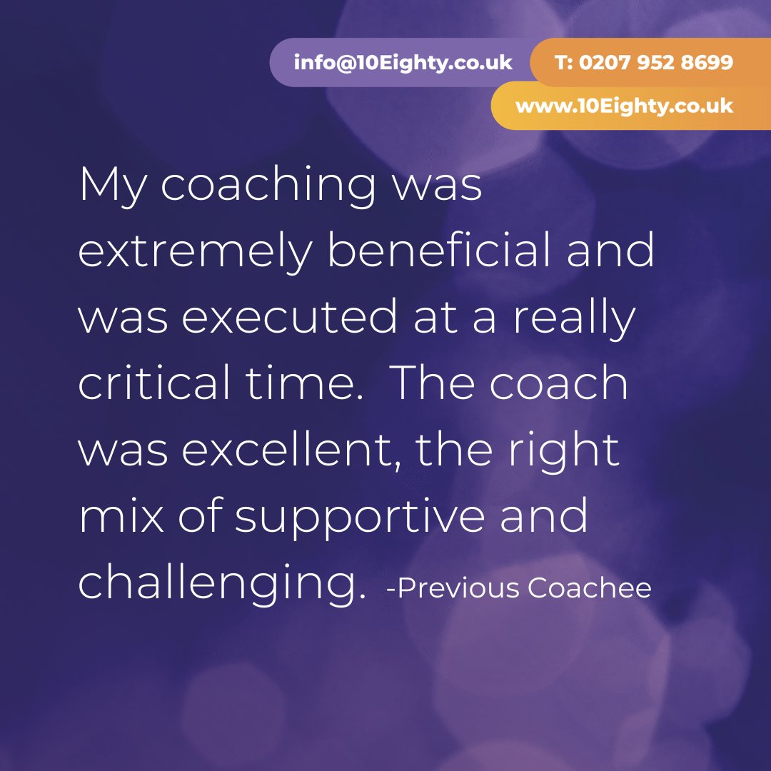 We're so proud of the excellent feedback we receive about our coaching and our amazing coaches. It's a beautiful feeling knowing we're making a difference!