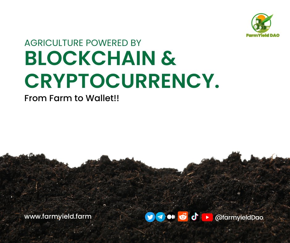 FarmyieldDao's tweet photo. 🌾 Unleash the power of blockchain in agriculture with #FarmYieldDAO! 🚀 Join the revolution and witness the future of farming!
Visit our website for more info!👉 https://t.co/8eK2yCKPzD 
#farming #DaoSpace #Crypto #NFts 
#defi #YieldFarming $FYD #DAOs #metavers https://t.co/PZSV5n7a9c