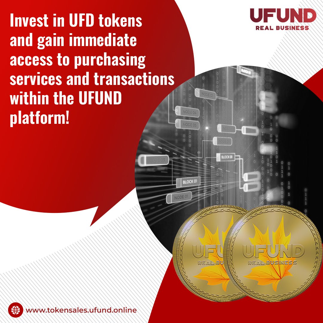 UFUND1's tweet photo. Looking for a token that offers real-world functionality? UFD tokens can be used for purchasing services and transactions within the UFUND platform, with no capital raising involved.
Explore more at: https://t.co/fzj1v8oBpv
#ufund #UFDtokens #RealWorldFunctionality #InvestNow https://t.co/HHIEkdRp1U